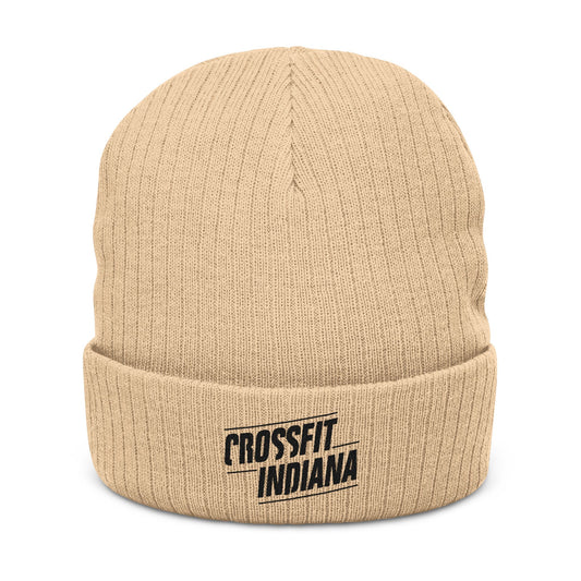 CrossFit Indiana Embroidered Ribbed Knit Beanie